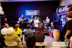 Daniel Susnjar with his 7-piece afro-peruvian jazz group
